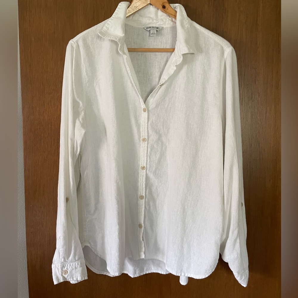 Super soft orvis button down - sand repellent!